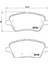 Ön Balata Ford Fiesta Vi 1.0-1.5 Tdci-1.6 12 Bmax-Courier 1.0-1.4-1.5 Tdci 1.6-1.6 Tdci 12 Gnzrz 1