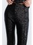 Pul Payet Flare Pantolon - Siyah 5
