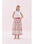 Çiçek Desenli Pileli Midi Boy Etek Standart Renk Y2564101_089 4