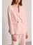Iki Düğmeli Blazer Ceket - Pembe 3