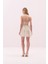 Korse Tipli Halter Yaka Mini Elbise Ekru Y2511512_049 2
