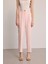 Pileli Sigaret Pantolon - Pembe 2