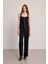 Tencel Denim Korse Yelek - Mavi 5
