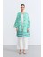 Şal Desenli Kaftan - Yeşil 2