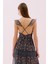 Kruvaze Sırt Dekolteli Midi Boy Elbise Standart Renk Y2562115_089 4