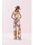 Ahşap Kemerli Geniş Paça Keten Pantolon Standart Renk Y2512031_089 1