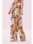Ahşap Kemerli Geniş Paça Keten Pantolon Standart Renk Y2512031_089 3