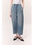 Bel Ayarlamalı Rahat Denım Pantolon Mavi 5