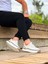 White Traf 0074 Deri Günlük Erkek Sneaker Beyaz 1