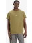 Pamuklu Relaxed Fit Erkek Haki T Shirt A7772-0010 1