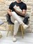 Beige Rifet 0014 Hakiki Deri Günlük Erkek Klasik Ayakkabı Bej 1