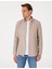 Erkek Vizon Oxford Slim Fit Kolay Ütülenebilir Gömlek 50306996-VR052 3