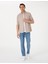 Erkek Vizon Oxford Slim Fit Kolay Ütülenebilir Gömlek 50306996-VR052 4