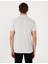 Erkek Gri Slim Fit Örme Dokulu Polo Yaka Tişört 50310171-VR024 5