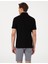 Erkek Siyah Slim Fit %100 Pamuk Kıvrılmaz Amerikan Pike Polo Yaka Basic Tişört 50306154-VR046 5