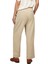 Kadın Bej Rahat Kesim Lastikli Chino Pantolon 4