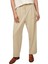 Kadın Bej Rahat Kesim Lastikli Chino Pantolon 5