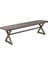 Metal Tasarım Bench Ahşaplı Dış Mekan Bankı 1