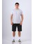 Bisiklet Yaka Modal Flamlı Düz T-Shirt Gri 3