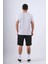 Bisiklet Yaka Modal Flamlı Düz T-Shirt Gri 4