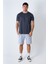 Bisiklet Yaka Kappa T-Shirt Füme 4