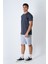 Bisiklet Yaka Kappa T-Shirt Füme 5