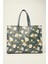 Lacivert Ikonik Floral Desenli Küçük Çanta TBSS25FIB044 1