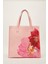 Pembe Ikonik Floral Desenli Küçük Çanta TBSS25FIB071 1