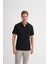 Siyah Erkek Polo Yaka T-Shirt 4257 1