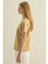 Kısa Kollu Basic T-Shirt Camel 2