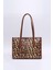 Kahve Rengi Shk173 Deri, Tek Bölmeli, Fermuarlı, Makyaj Çantalı El, Kol Ve Omuz Çantası U:24 E:34 G:13 Cm 4