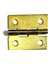 Tavla Menteşesi 3cm, No:1/4 - Sarı, 1 Adet 1