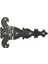 Dekoratif, Sac Tek Kuyruklu Menteşe - 69X102 Mm, Büyük, Antik, 1 Adet 1