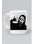 Scream Çığlık Maske Karakter Call Me! Ara Beni! Tasarım Baskılı Beyaz Kupa Bardak 1