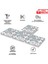 Kendinden Yapışkanlı Yeşil-Pembe Pvc Karo 30X30 cm (33 Adet) 3m2 2
