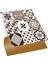Kendinden Yapışkanlı Karma Kahveli Siyah Desenli Pvc Karo 30X30 cm (33 Adet) 3m2 1