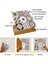 Kendinden Yapışkanlı Karma Kahveli Siyah Desenli Pvc Karo 30X30 cm (33 Adet) 3m2 3