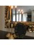 Resim Çerçevesi Siyah Gold Eskitme Papatya Modeli 3