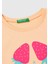 Kız Çocuk Lila Grafik Baskılı Kısa Kollu T-Shirt 3