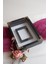25 x 35 cm Siyah Klasik Kenarlı Gül Kutusu Anı Çerçevesi! Yeni Model Çerçeve! Isimsiz -Ledsiz 1