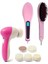 Hızlı Saç Düzleştirici Fırça Paketi HQT-906 ve 5'i 1 Arada Yüz Güzellik Masaj Aleti - Pembe ve Beyaz (Yurt Dışından) 2