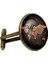 2 Parça Dünya Haritası Desenli Kol Düğmesi Antik Retro Bronz Kol Düğmesi (Yurt Dışından) 3