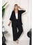 Kimono Broşlu Bürümcü Takım Oversize 2 Parça 1