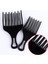 Adet Afro Saç Ekleme Büyük Tarak Seçin Diş Tarak Saç Çatal Plastik Kıvırcık Saç Fırçası Yüksek Düşük Dişli Tarak Saç Şekillendirici Araçları (Yurt Dışından) 1