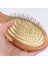 2x Ahşap Çelik Iğne Saç Fırçası Pin Hairush Saç Derisi Masajı Saç Sağlığını Geliştirmek Ahşap Kürek Dolaşık Açıcı Tarak-1 (Yurt Dışından) 3