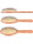 2x Ahşap Çelik Iğne Saç Fırçası Pin Hairush Saç Derisi Masajı Saç Sağlığını Geliştirmek Ahşap Kürek Dolaşık Açıcı Tarak-1 (Yurt Dışından) 5