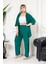 Kimono Hırkalı 2li Alt Üst Takım Bürümcük Kumaş Yazlık M-6xl Oversize 5