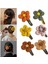 Büyük Çiçek Saç Klip Ördek Gagası Klip Saç Aksesuarları Parti Bayanlar Için Barrette Hairgrips, Turuncu (Yurt Dışından) 3