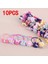 10 Adet Kız Saç Bandı Bağları Halat Halka Elastik Hairband At Kuyruğu (Yurt Dışından) 2