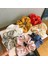 Büyük Boy Leke Saç Scrunchies Kadın Ipek Scrunchie Elastik Saç Bantları Kızlar Saten Şapkalar Donut Kavrama Döngü At Kuyruğu Tutucu (Yurt Dışından) 1